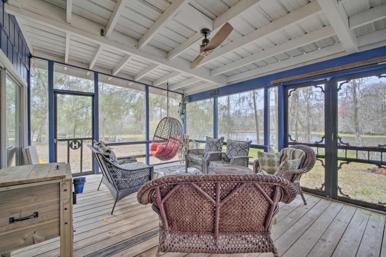 Unplugged Withlacoochee Riverfront Retreat! Bushnell Luaran gambar