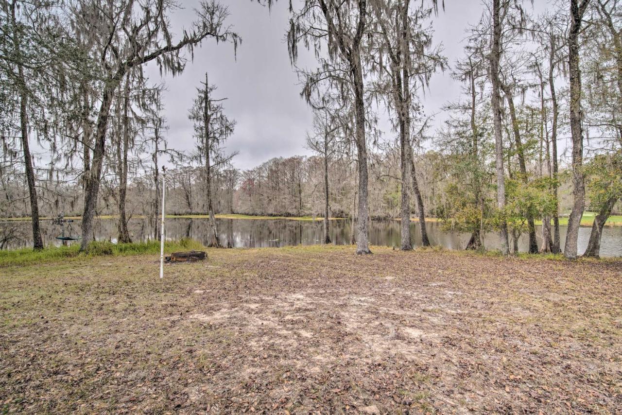 Unplugged Withlacoochee Riverfront Retreat! Bushnell Luaran gambar