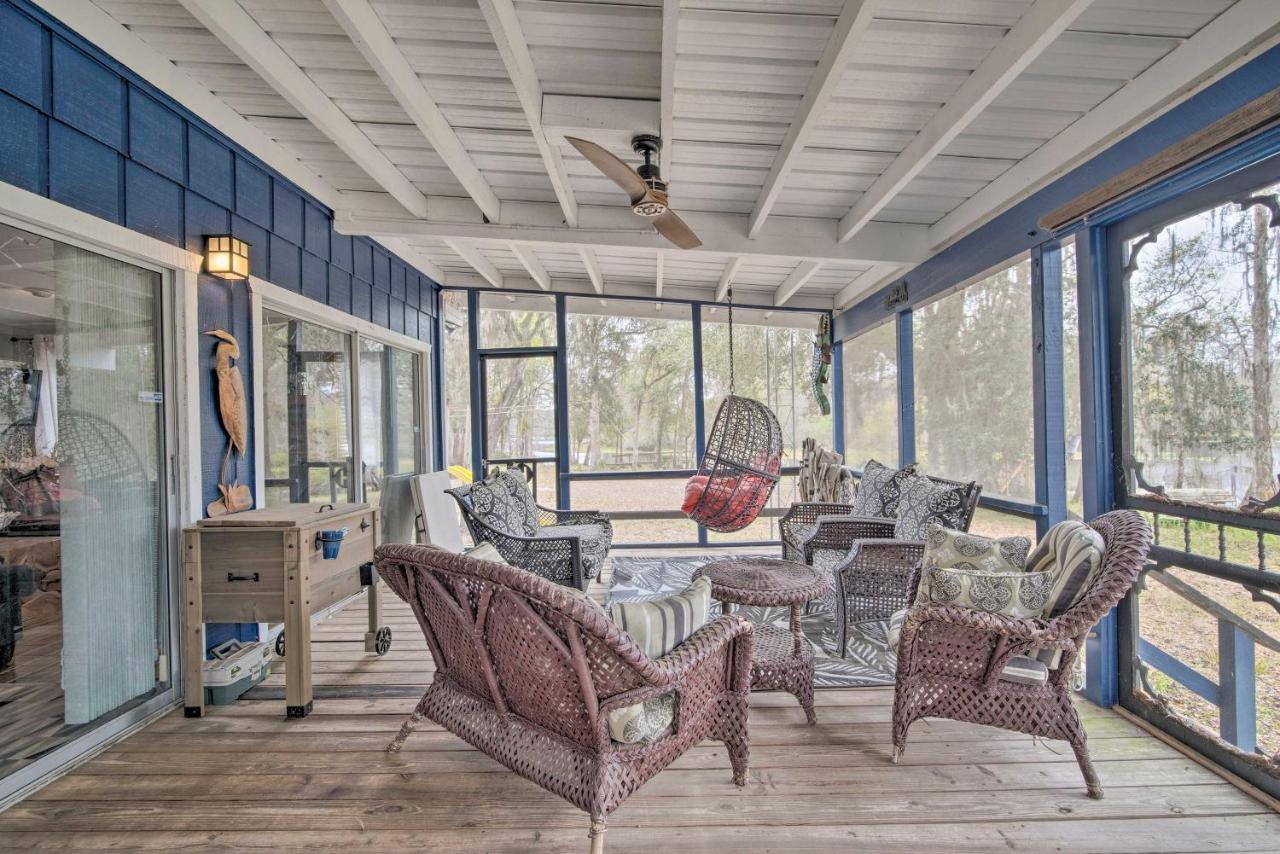 Unplugged Withlacoochee Riverfront Retreat! Bushnell Luaran gambar